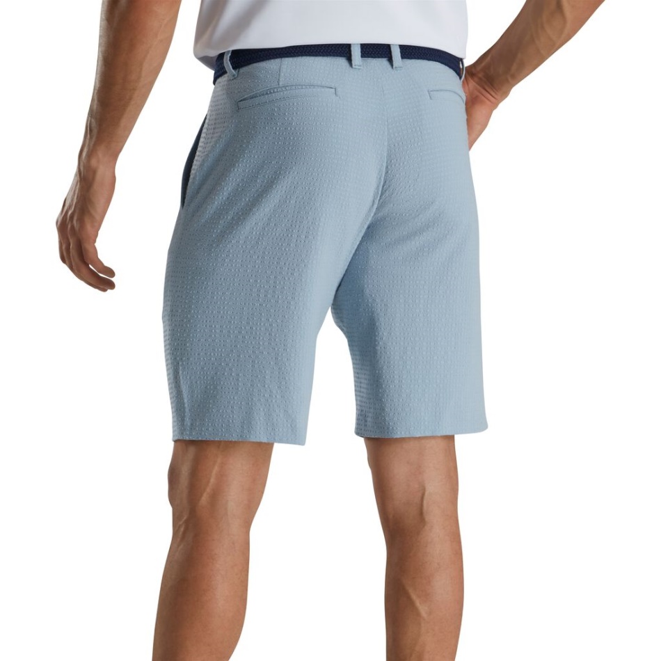 Shorts Footjoy Pt Dove Grey Seersucker 10\\ Estilo Da Temporada Anterior